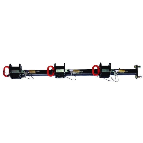 Equipment Guard II Equipment Rack for Open Trailers 4.37" x7.7" x33.5"